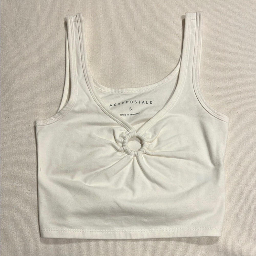 Aeropostale White Crop Top